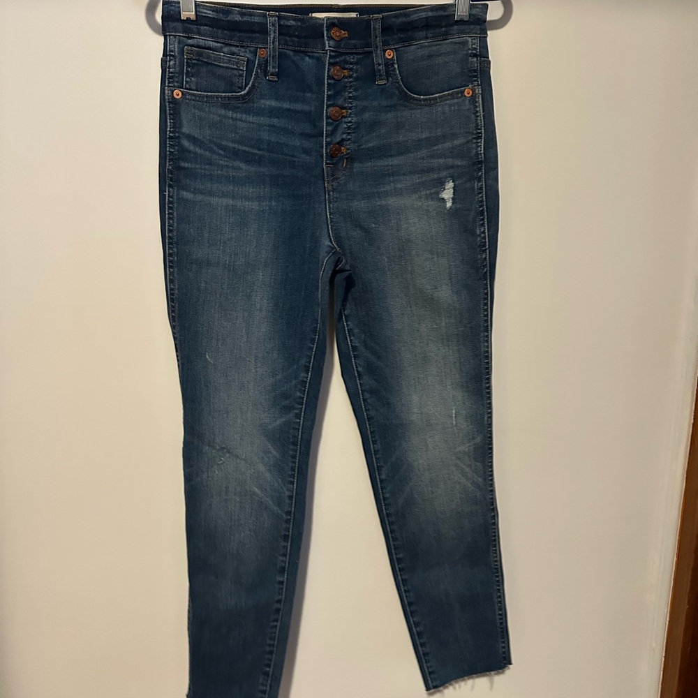 Madewell Women's high-rise skinny crop Blue Jeans size 29 NWT